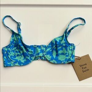 Stone Fox Swim Ocean Bloom Bikini Top XS
